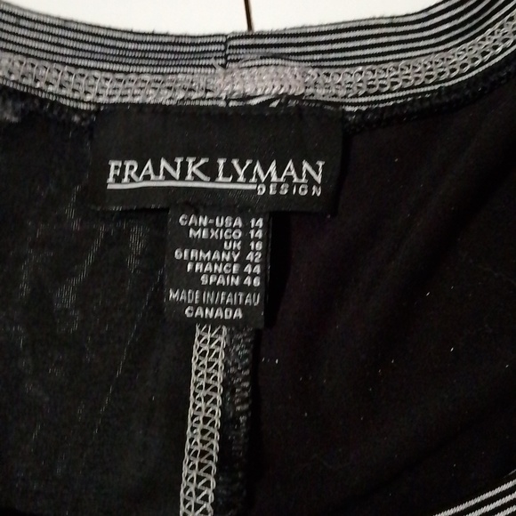 Frank Layman grungy, goth tunic shirt women  size 14 - Picture 3 of 4